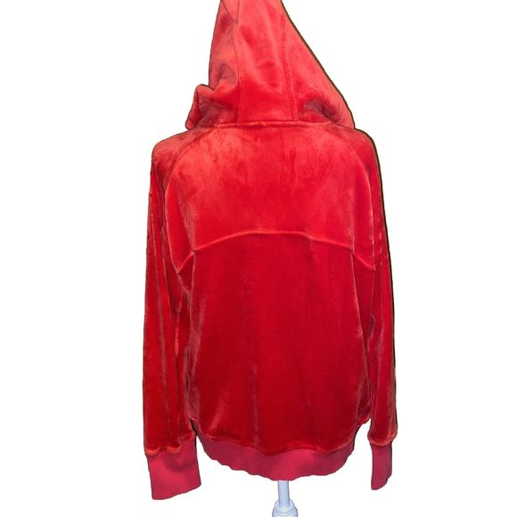 Athleta Size Large Red y2k Coat Mrs. Claus - Picture 3 of 16